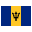 Barbados flagg