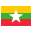 Burma/Myanmar flagg