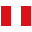 Peru flagg